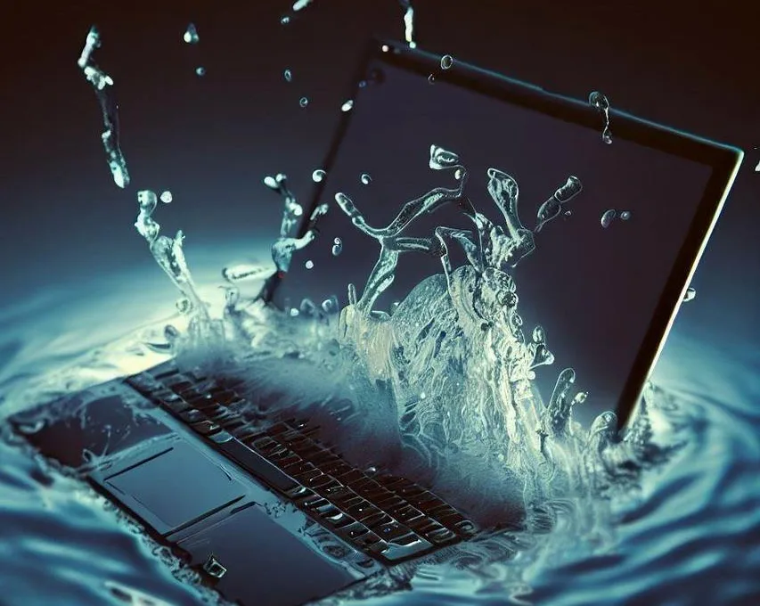 Zalanie laptopa: jak postępować po zalaniu kawą